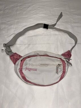 JanSport Pink & Light Gray Waist Bag / Fanny Pack